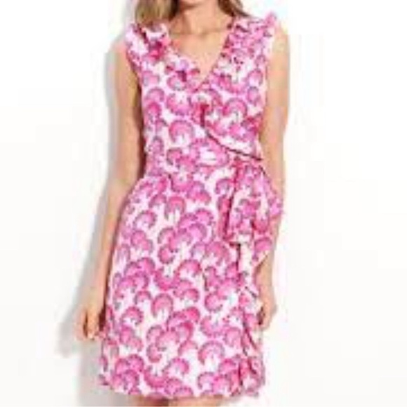 Kate Spade X Florence Broadhurst Audrey Silk Wrap Dress - Picture 3 of 16